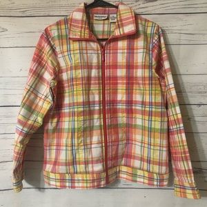 petite zip up Jacket medium